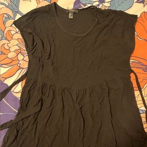 Forever 21 Black Babydoll Dress | circa 2015 | size L | used condition!!